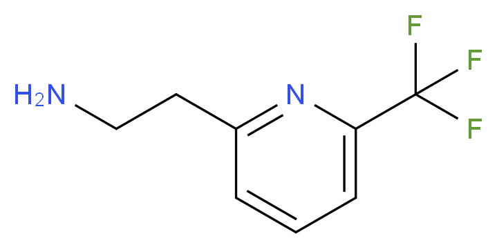 2-(6-TRIFLUOROMETHYL-PYRIDIN-2-YL)-ETHYLAMINE_分子结构_CAS_1000504-55-1)