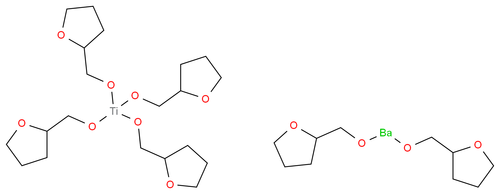 四氢呋喃钛酸钡(IV) 溶液_分子结构_CAS_308796-51-2)