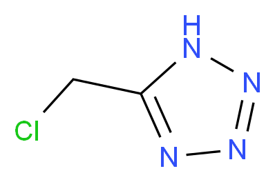 5-(chloromethyl)-1H-1,2,3,4-tetrazole_分子结构_CAS_55408-11-2