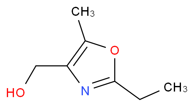 (2-ethyl-5-methyl-1,3-oxazol-4-yl)methanol_分子结构_CAS_675149-60-7