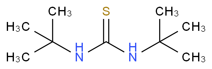 1,3-di-tert-butylthiourea_分子结构_CAS_4041-95-6