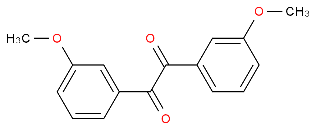 3,3'-二甲氧基苯偶酰_分子结构_CAS_40101-17-5)