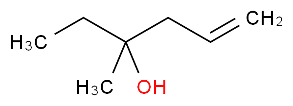 3-甲基-5-己烯-3-醇_分子结构_CAS_1569-44-4)