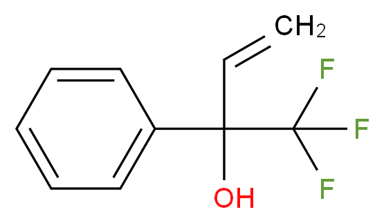 1,1,1-trifluoro-2-phenylbut-3-en-2-ol_分子结构_CAS_134418-70-5