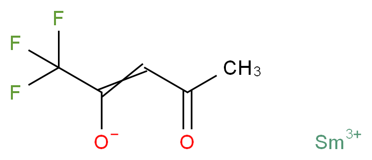 Samarium trifluoroacetylacetonate 98%_分子结构_CAS_23301-82-8)