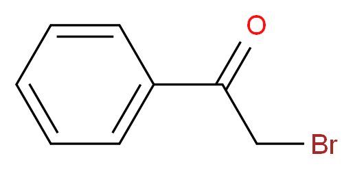 2-溴苯乙酮_分子结构_CAS_70-11-1)