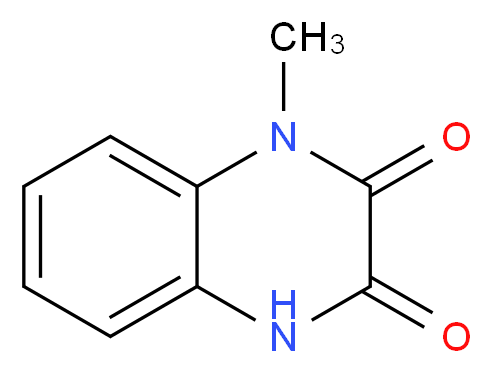 1-Methyl-1,4-dihydro-2,3-quinoxalinedione_分子结构_CAS_20934-51-4)