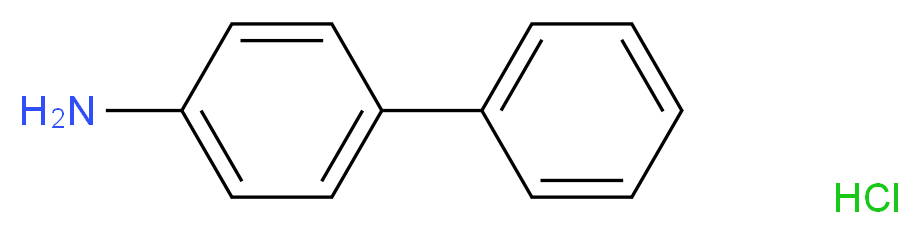 4-phenylaniline hydrochloride_分子结构_CAS_2113-61-3