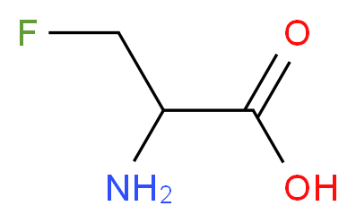 2-amino-3-fluoropropanoic acid_分子结构_CAS_16652-37-2