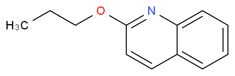 2-propoxyquinoline_分子结构_CAS_945-83-5