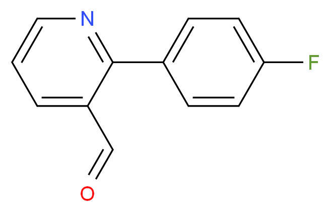 2-(4-Fluorophenyl)nicotinaldehyde_分子结构_CAS_885950-17-4)