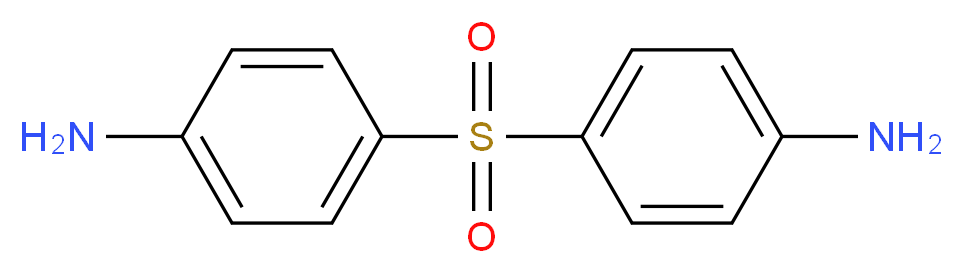 4-[(4-Aminophenyl)sulfonyl]aniline_分子结构_CAS_80-08-0)