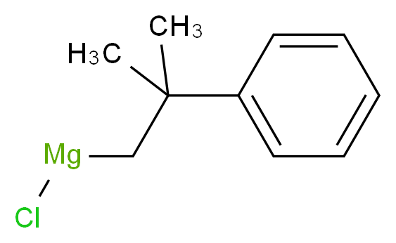 chloro(2-methyl-2-phenylpropyl)magnesium_分子结构_CAS_35293-35-7