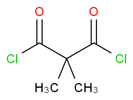 dimethylpropanedioyl dichloride_分子结构_CAS_5659-93-8