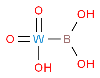 (hydroxydioxotungstenio)boronic acid_分子结构_CAS_1303-88-4