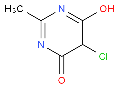 5-Chloro-6-hydroxy-2-methylpyrimidin-4(3H)-one_分子结构_CAS_1194-76-9)