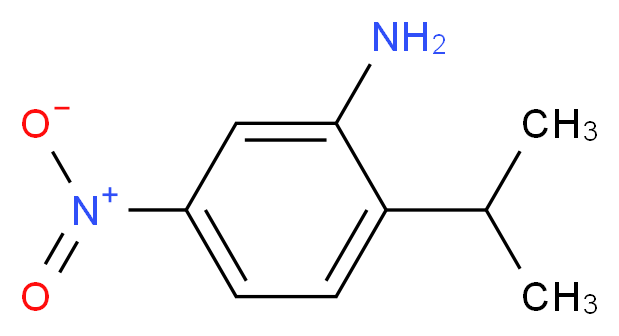 2-Isopropyl-5-nitroaniline_分子结构_CAS_132475-93-5)