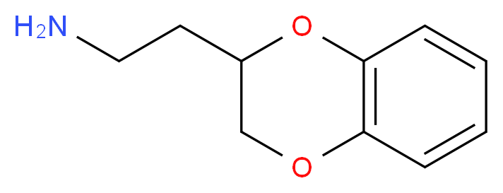 2-(2,3-dihydro-1,4-benzodioxin-2-yl)ethan-1-amine_分子结构_CAS_87086-36-0