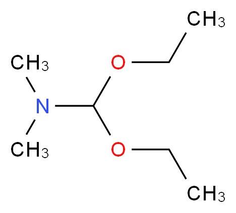 N,N-二甲基甲酰胺二乙基缩醛_分子结构_CAS_1188-33-6)