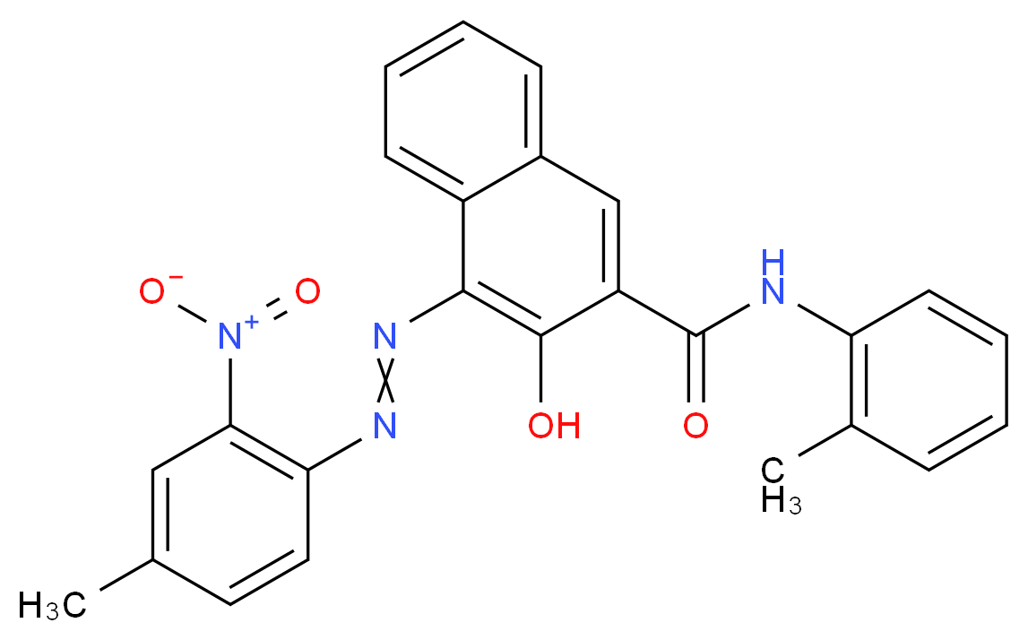 3-hydroxy-4-((4-methyl-2-nitrophenyl)azo)-n-(2-methylphenyl)-2-Naphthalenecarboxamide_分子结构_CAS_6535-47-3)