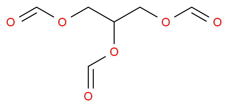 2,3-bis(formyloxy)propyl formate_分子结构_CAS_32765-69-8