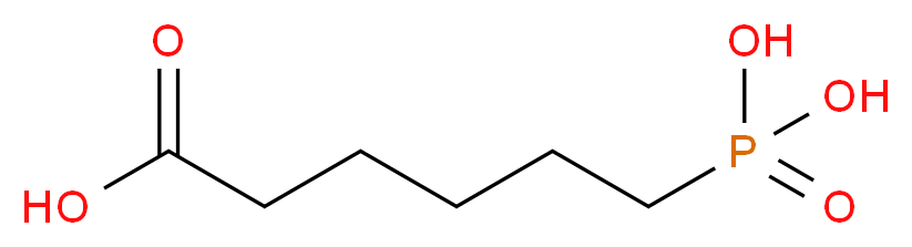 6-膦酰基己酸_分子结构_CAS_5662-75-9)