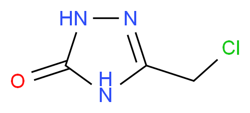 3-(Chloromethyl)-1H-1,2,4-triazol-5(4H)-one_分子结构_CAS_252742-72-6)