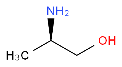 (R)-(-)-2-氨基-1-丙醇_分子结构_CAS_35320-23-1)