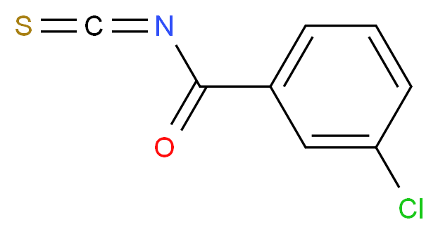 3-chlorobenzoyl isothiocyanate_分子结构_CAS_66090-36-6