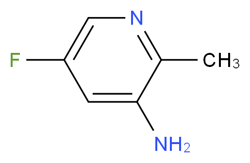 3-AMINO-5-FLUORO-2-METHYLPYRIDINE_分子结构_CAS_1256835-55-8)