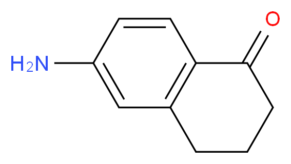 6-氨基-3,4-二氢-1(2H)-萘酮_分子结构_CAS_3470-53-9)