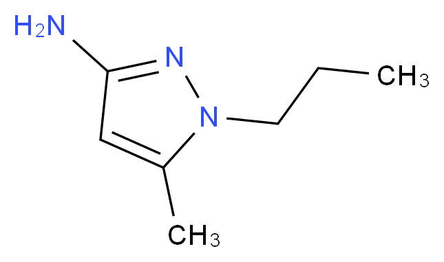 5-Methyl-1-propyl-1H-pyrazol-3-amine_分子结构_CAS_943107-35-5)