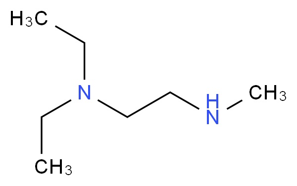 N,N-二乙基-N′-甲基乙二胺_分子结构_CAS_104-79-0)