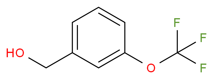 [3-(trifluoromethoxy)phenyl]methanol_分子结构_CAS_50823-90-0