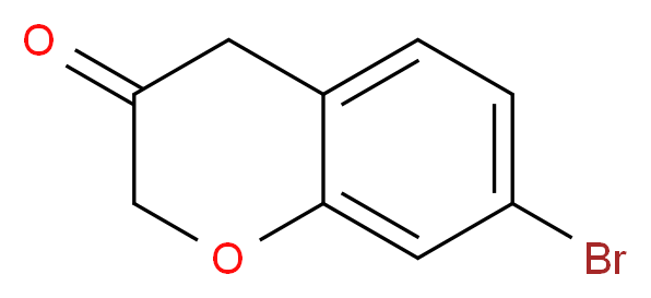 7-BROMO-2H-CHROMEN-3(4H)-ONE_分子结构_CAS_944904-11-4)