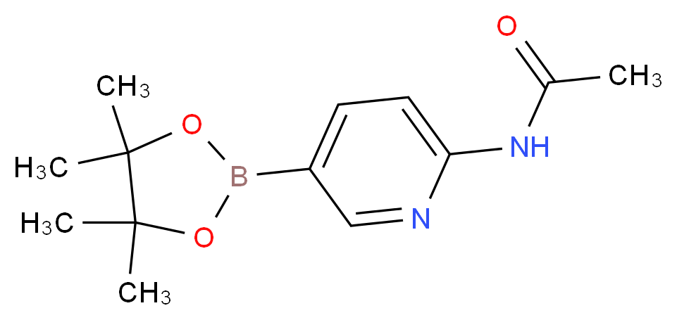 N-[5-(4,4,5,5-tetramethyl-1,3,2-dioxaborolan-2-yl)pyridin-2-yl]acetamide_分子结构_CAS_)