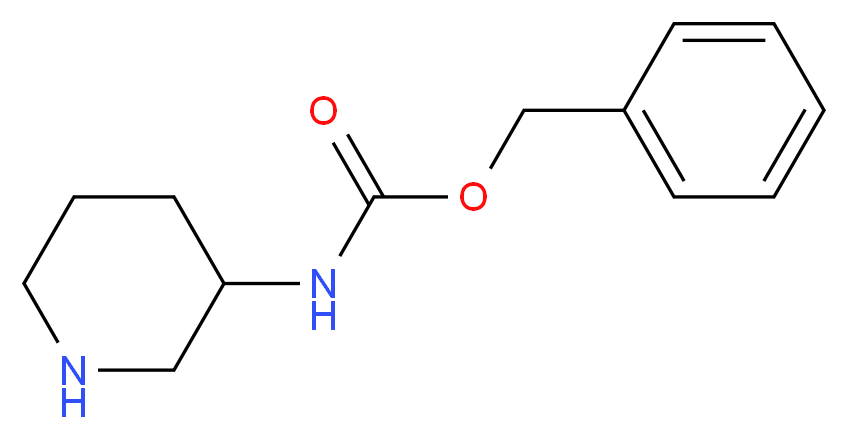 benzyl N-(piperidin-3-yl)carbamate_分子结构_CAS_31648-54-1