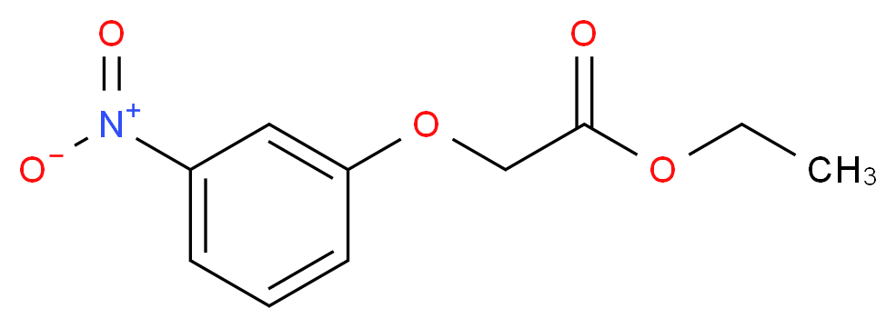 (3-NITROPHENOXY) ACETIC ACID ETHYL ESTER_分子结构_CAS_5544-77-4)