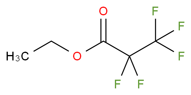 ethyl 2,2,3,3,3-pentafluoropropanoate_分子结构_CAS_)