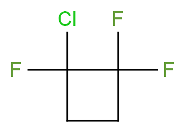 1-Chloro-1,2,2-trifluorocyclobutane 97%_分子结构_CAS_661-71-2)