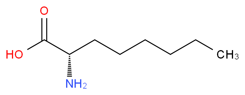 (S)-2-AMinooctanoic acid_分子结构_CAS_116783-26-7)