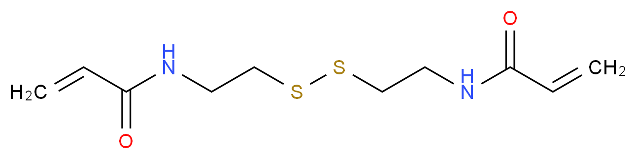 N,N'-双(丙稀酰)胱胺_分子结构_CAS_60984-57-8)