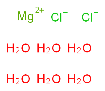 MAGNESIUM CHLORIDE HEXAHYDRATE_分子结构_CAS_7791-18-6)