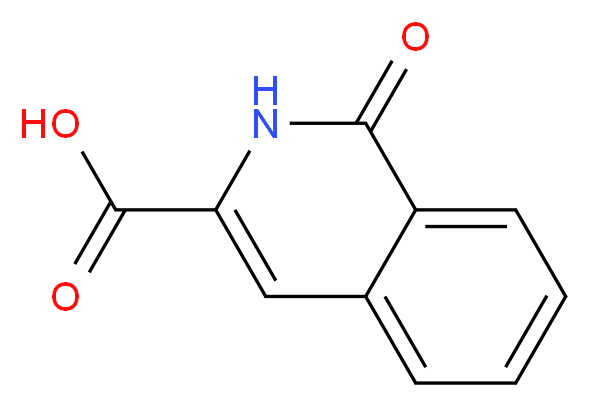 1-oxo-1,2-dihydroisoquinoline-3-carboxylic acid_分子结构_CAS_7509-13-9)