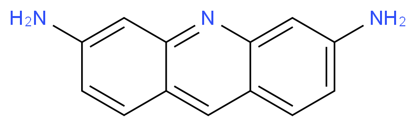 acridine-3,6-diamine_分子结构_CAS_952-23-8