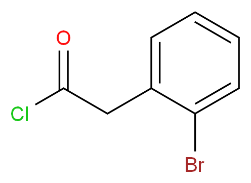 2-(2-bromophenyl)acetyl chloride_分子结构_CAS_55116-09-1