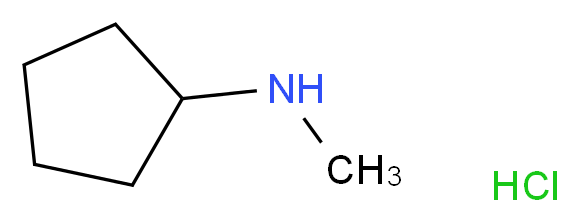 N-methylcyclopentanamine hydrochloride_分子结构_CAS_2439-56-7