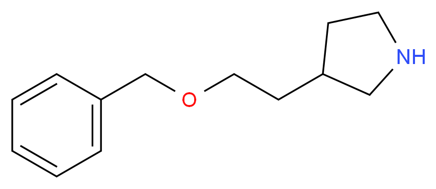 3-[2-(Benzyloxy)ethyl]pyrrolidine_分子结构_CAS_)