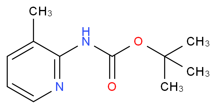 2-(BOC-AMINO)-3-METHYLPYRIDINE_分子结构_CAS_138343-75-6)