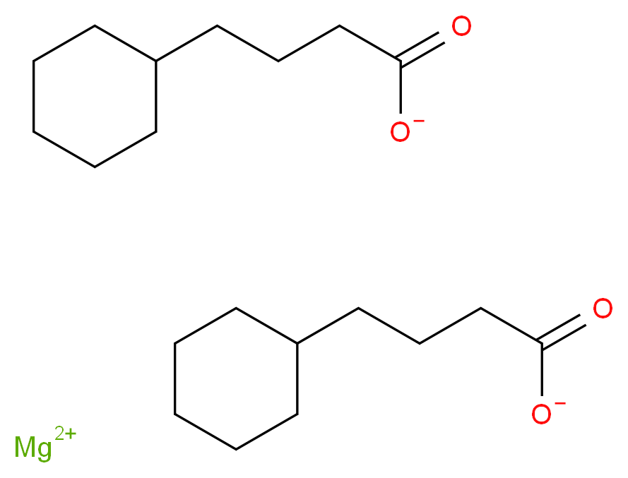 MAGNESIUM CYCLOHEXANEBUTYRATE_分子结构_CAS_62669-64-1)